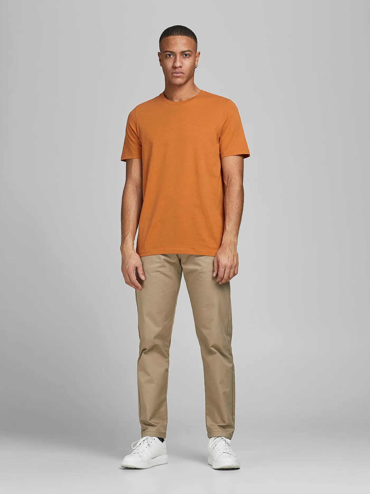 JACK & JONES | T-Shirt JJEORGANIC | orange